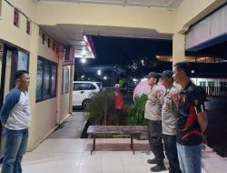 POLSEK TALANG UBI GELAR PATROLI MALAM, PASTIKAN SITUASI KAMTIBMAS KONDUSIF