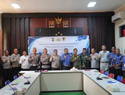 Polres PALI Gelar Rapat Koordinasi Lintas Sektoral  Operasi Ketupat Musi 2025