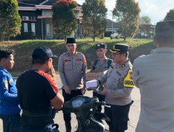 Polres PALI Gelar Aksi Berbagi Takjil, Pererat Silaturahmi dengan Masyarakat