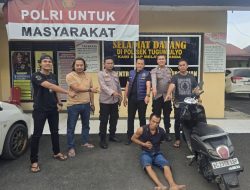 Satreskrim Polres Musi Rawas dan Polsek Tugumulyo Ringkus Pencuri Motor di Parkiran Toko