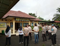 Apel Pagi dan Halal Bihalal di Polsek Talang Ubi: Penegasan Disiplin dan Kesiapsiagaan Pasca Idul Fitri