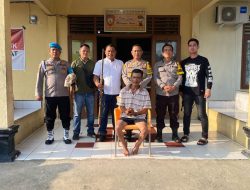 Ancam  Gunakan Kecepek ,KR  Warga Sungai Langan Di Tangkap Polisi 