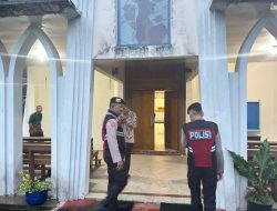 Polres PALI Intensifkan Patroli Presisi, Amankan Kegiatan Ibadah di Gereja Oikumene Komperta