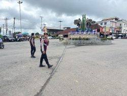 Polres PALI Gelar Patroli Perintis Presisi, Pastikan Situasi  Aman dan Terkendali di Simpang Lima Pendopo