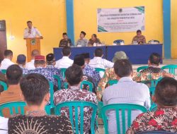 Sosialisasi pelatihan peningkatan kapasitas pemangku adat di Kecamatan Penukal Utara 