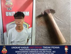 “BERAKHIR DI TANGAN BERUANG HITAM”: SATRESKRIM POLRES PALI CIDUK PELAKU CURAT YANG BOBOL RUMAH LEWAT ATAP