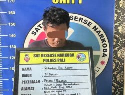 PALI- Keseriusan Polres PALI dalam memerangi peredaran narkotika kembali terbukti.