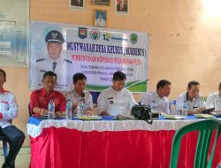 Pemdes Tempirai Gelar Musdessus Bentuk  Kopdes Merah putih 