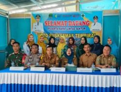 Kades Tempirai Selatan, Hadiri Rapat Lintas Sektoral Puskesmas Tempirai