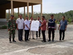 Pemdes Prabumenag  Melaksanakan Titik Nol Pembangunan  Pagar Balai  Serba Guna 