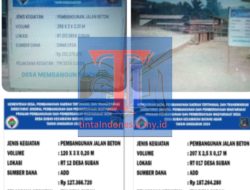 Bendahara Desa Diduga Lakukan Pembohongan Publik, Realisasi Dana Desa Suban Jadi Sorotan