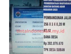 Zamzami Tak Gubris Arahan IRBAN II, Bendahara Desa Suban Dinilai Kebal Pengawasan
