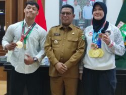 Dua Atlit berprestasi mendapat Apresiasi dari Gubernur Banten.