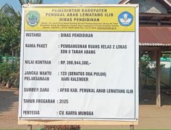 Siswa-Siswi SDN 8 Curup Sambut Gembira Kehadiran RKB Baru