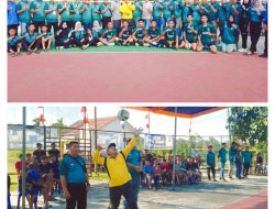 Turnamen Open Volleyball Resmi Dibuka di Desa Tebing Bulang