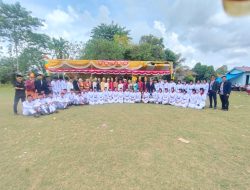 Peringati HUT ke-80 RI, Pemdes Curup Gelar Upacara dengan Pakaian Adat