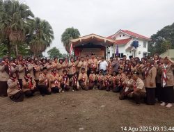 Camat Anyer H. Imron Ruhyadi, S.STP., M.Si., Jadi Inspektur Upacara Peringatan Hari Pramuka Ke 64