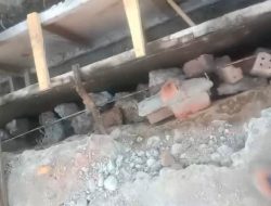 Proyek Drainase Kampung Pagar Banyu Desa Tempirai Timur Diduga Tak Sesuai Spesifikasi Teknis