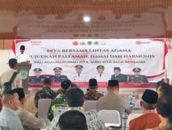 Doa Bersama Lintas Agama, Bupati PALI Ajak Jaga Persatuan dan Kedamaian
