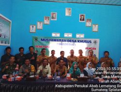 Pemdes Sukamanis Gelar Musdessus Ketahanan Pangan dan Rembuk Stunting