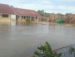 SMPN 11 Talang Ubi Terendam Banjir, Aktivitas Belajar Terganggu