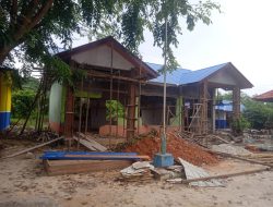 Revitalisasi SMPN 03 Rimba Melintang Dikhawatirkan Molor, Mutu Pekerjaan Dipertanyakan