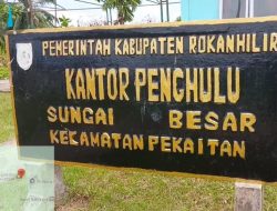 Pelapor Dugaan Korupsi Desa Sungai Besar Mengaku Dikelabui Inspektorat Rohil, Audit Belum Diserahkan ke Kejari